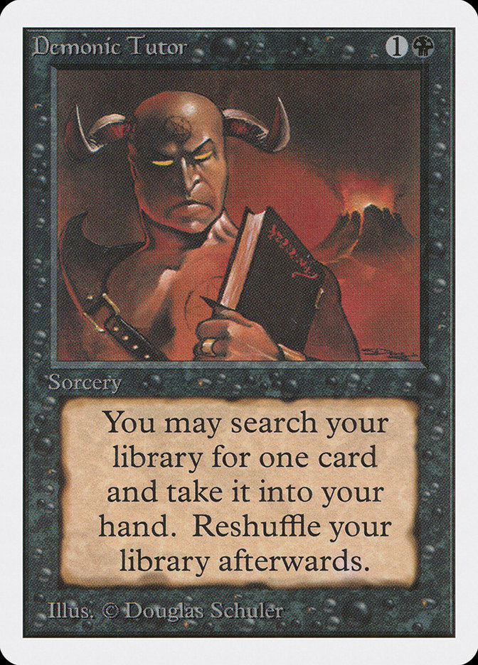 Demonic Tutor [Unlimited Edition] - Magic: The Gathering - Card Brawlers | Quebec | Canada |