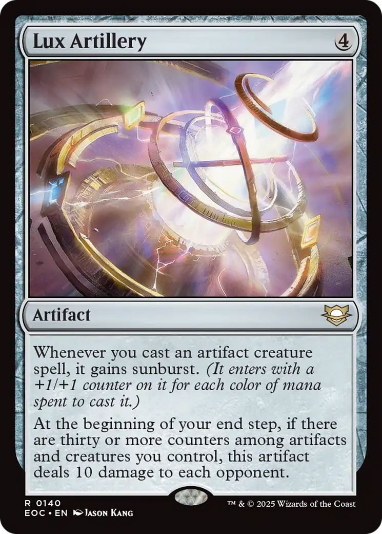 Lux Artillery [Edge of Eternities Commander] - Magic: The Gathering - Card Brawlers | Quebec | Canada |