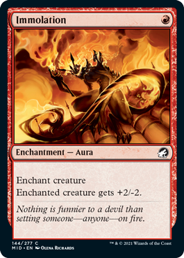 Immolation [Innistrad: Midnight Hunt] - Magic: The Gathering - Card Brawlers | Quebec | Canada |