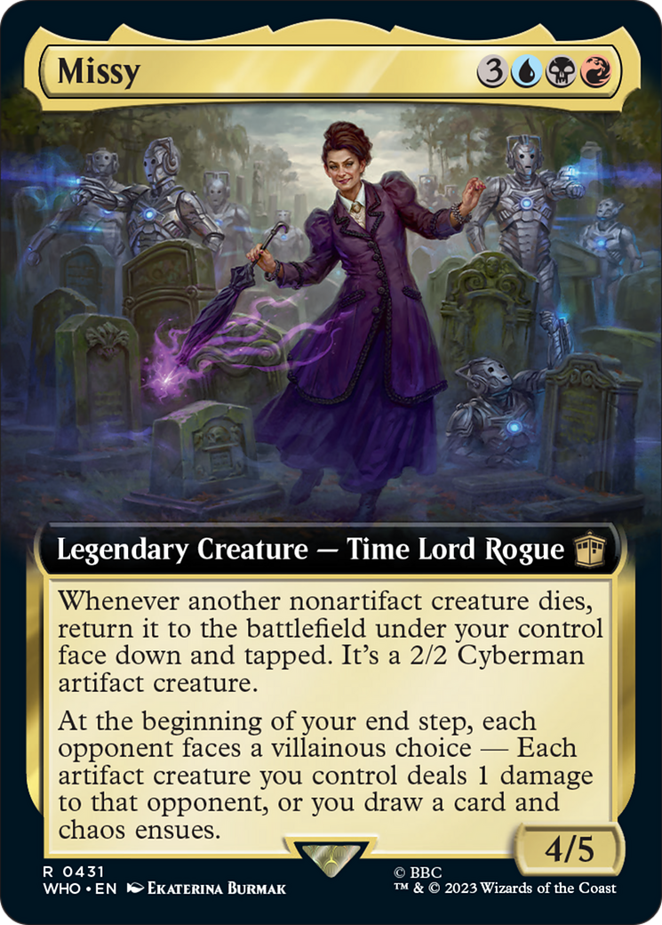 Missy (Extended Art) [Doctor Who] - Magic: The Gathering - Card Brawlers | Quebec | Canada |
