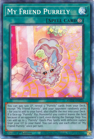 My Friend Purrely [AMDE-EN020] Collector's Rare - Yu-Gi-Oh! - Card Brawlers | Quebec | Canada |