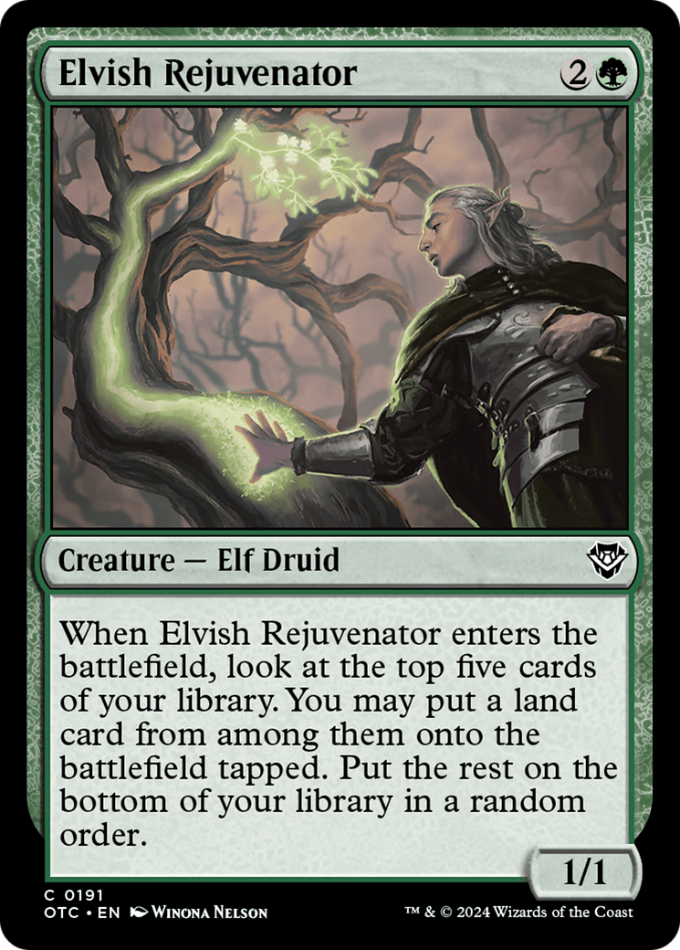 Elvish Rejuvenator [Outlaws of Thunder Junction Commander] - Magic: The Gathering - Card Brawlers | Quebec | Canada |
