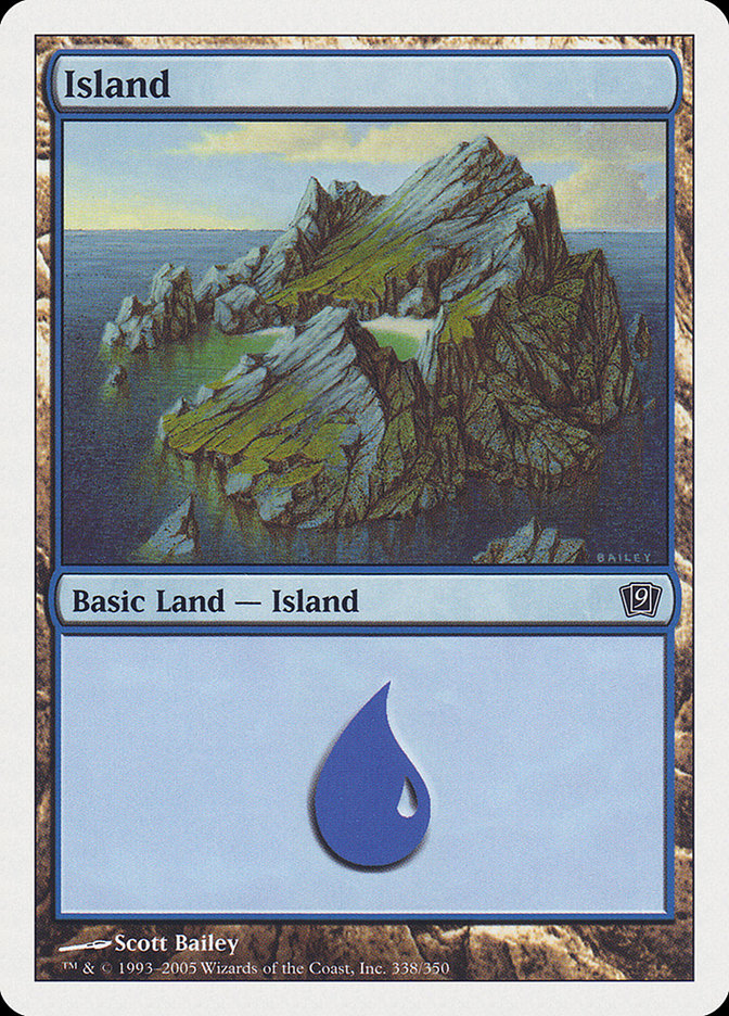 Island (338) [Ninth Edition] - Magic: The Gathering - Card Brawlers | Quebec | Canada |
