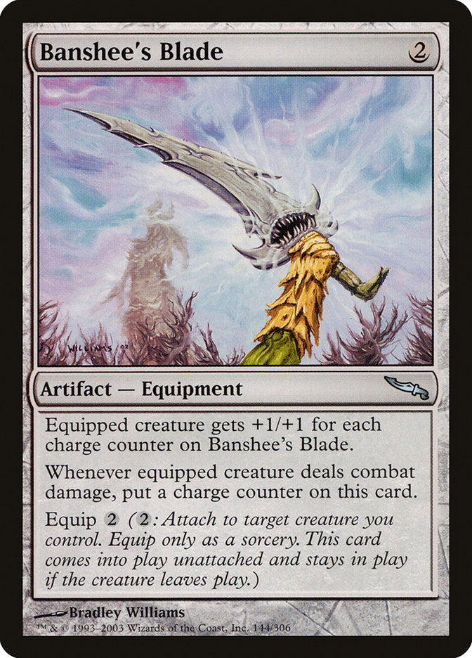 Banshee's Blade [Mirrodin] - Magic: The Gathering - Card Brawlers | Quebec | Canada |