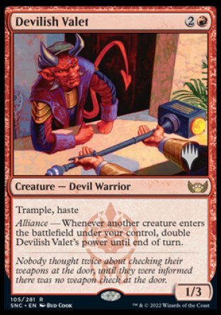 Devilish Valet (Promo Pack) [Streets of New Capenna Promos] - Magic: The Gathering - Card Brawlers | Quebec | Canada |