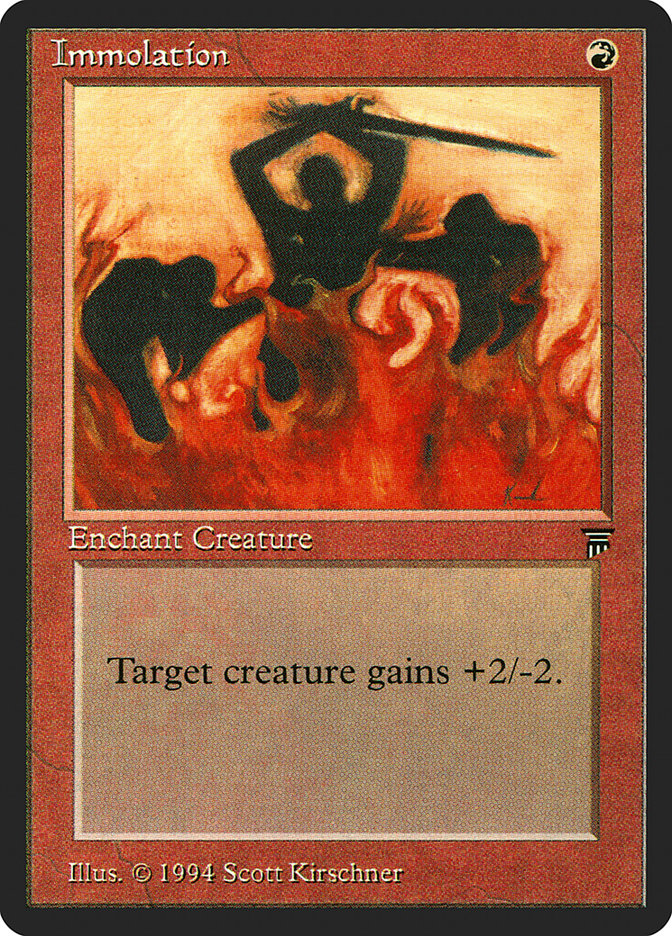 Immolation [Legends] - Magic: The Gathering - Card Brawlers | Quebec | Canada |