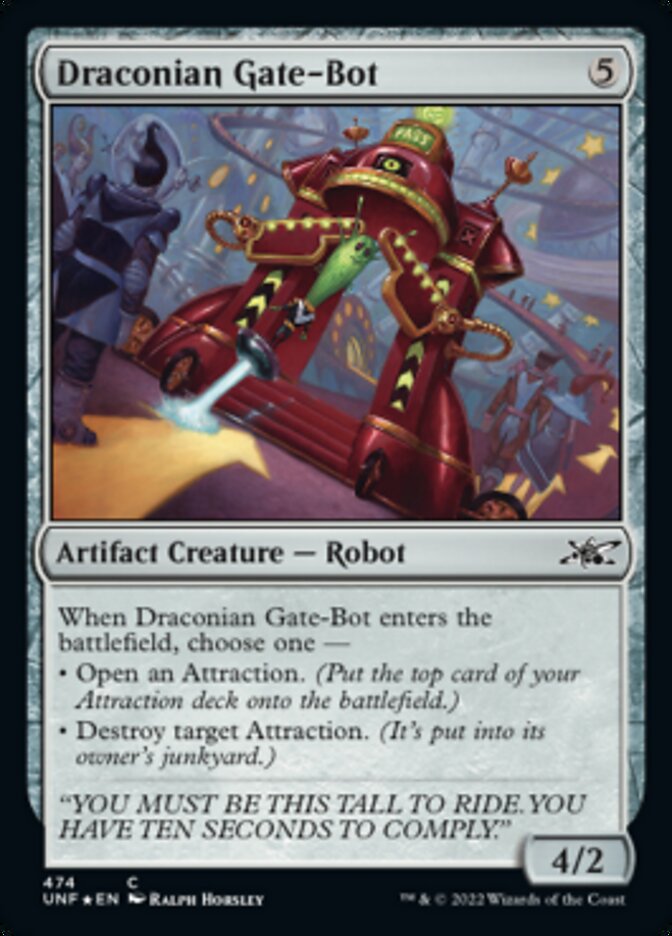 Draconian Gate-Bot (Galaxy Foil) [Unfinity] - Magic: The Gathering - Card Brawlers | Quebec | Canada |