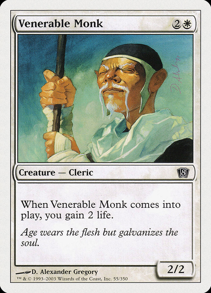 Venerable Monk [Eighth Edition] - Magic: The Gathering - Card Brawlers | Quebec | Canada |