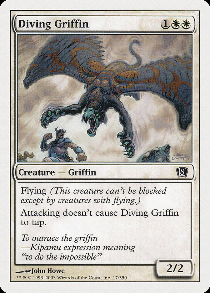 Diving Griffin [Eighth Edition] - Magic: The Gathering - Card Brawlers | Quebec | Canada |