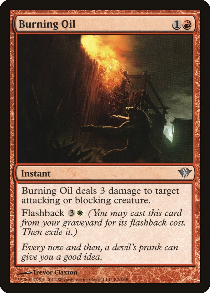 Burning Oil [Dark Ascension] - Magic: The Gathering - Card Brawlers | Quebec | Canada |