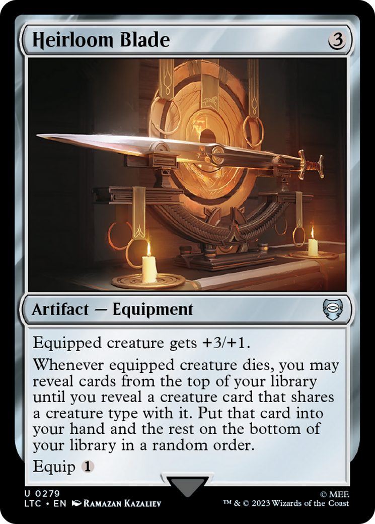 Heirloom Blade [The Lord of the Rings: Tales of Middle-Earth Commander] - Magic: The Gathering - Card Brawlers | Quebec | Canada |