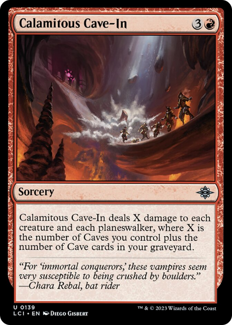 Calamitous Cave-In [The Lost Caverns of Ixalan] - Magic: The Gathering - Card Brawlers | Quebec | Canada |