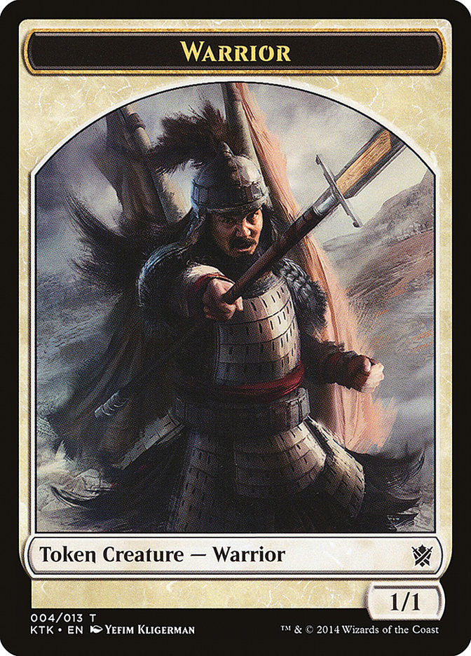 Warrior Token (004/013) [Khans of Tarkir Tokens] - Magic: The Gathering - Card Brawlers | Quebec | Canada |