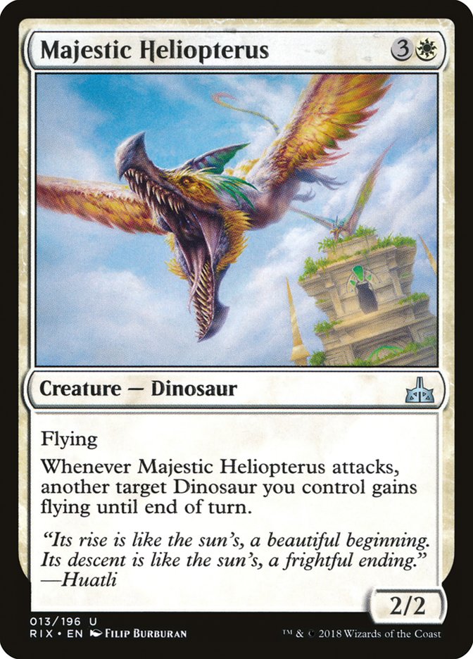 Majestic Heliopterus [Rivals of Ixalan] - Magic: The Gathering - Card Brawlers | Quebec | Canada |