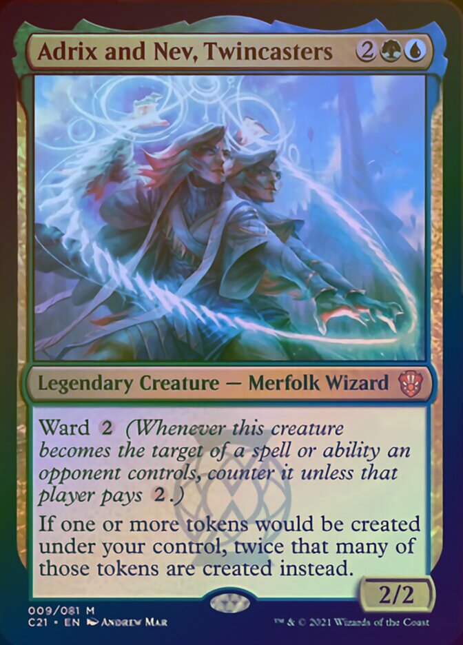 Adrix and Nev, Twincasters (Display Commander) [Commander 2021] - Magic: The Gathering - Card Brawlers | Quebec | Canada |
