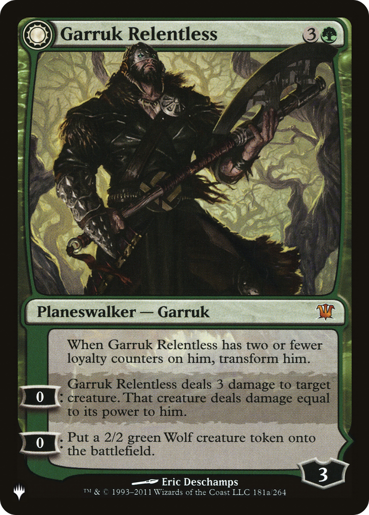 Garruk Relentless // Garruk, the Veil-Cursed [Secret Lair: From Cute to Brute] - Magic: The Gathering - Card Brawlers | Quebec | Canada |