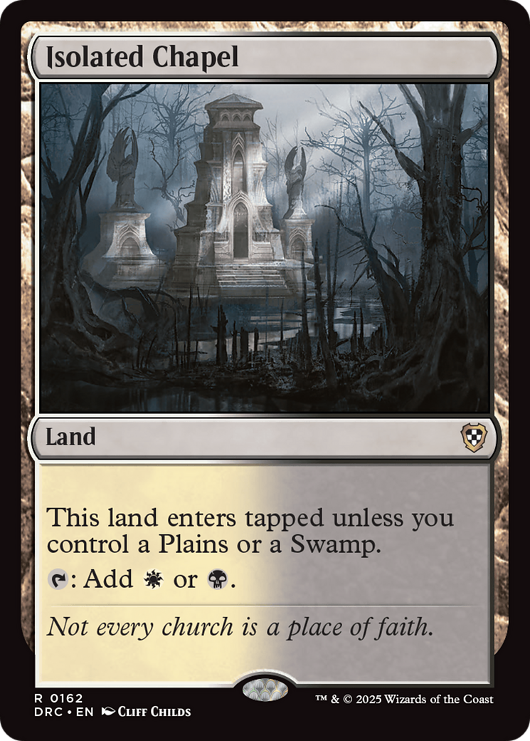 Isolated Chapel [Aetherdrift Commander] - Magic: The Gathering - Card Brawlers | Quebec | Canada |