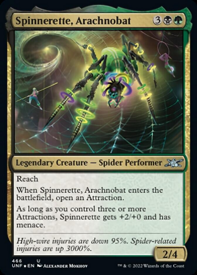 Spinnerette, Arachnobat (Galaxy Foil) [Unfinity] - Magic: The Gathering - Card Brawlers | Quebec | Canada |
