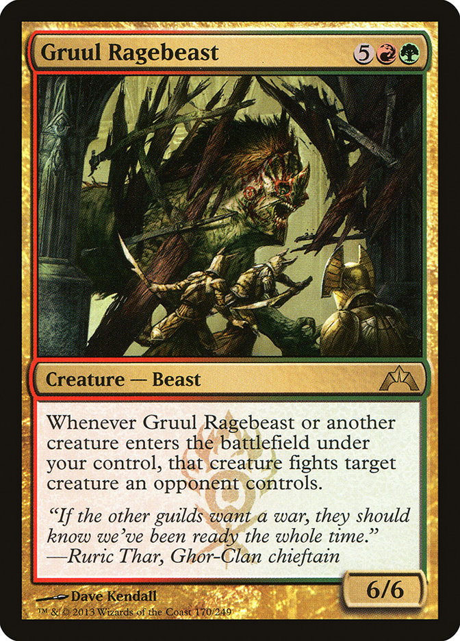 Gruul Ragebeast [Gatecrash] - Magic: The Gathering - Card Brawlers | Quebec | Canada |