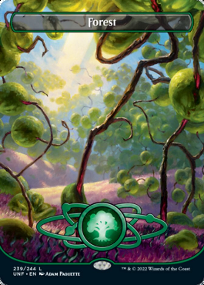 Forest (239) (Planetary Space-ic Land) [Unfinity] - Magic: The Gathering - Card Brawlers | Quebec | Canada |