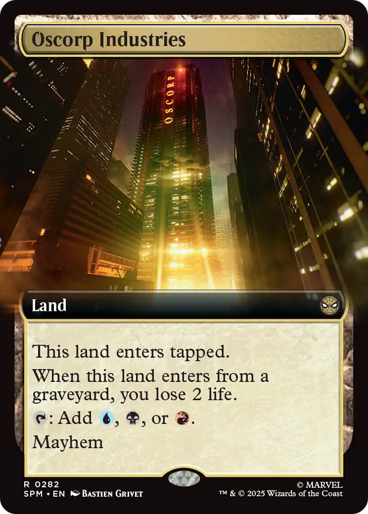 Oscorp Industries (Extended Art) [Marvel's Spider-Man] - Magic: The Gathering - Card Brawlers | Quebec | Canada |