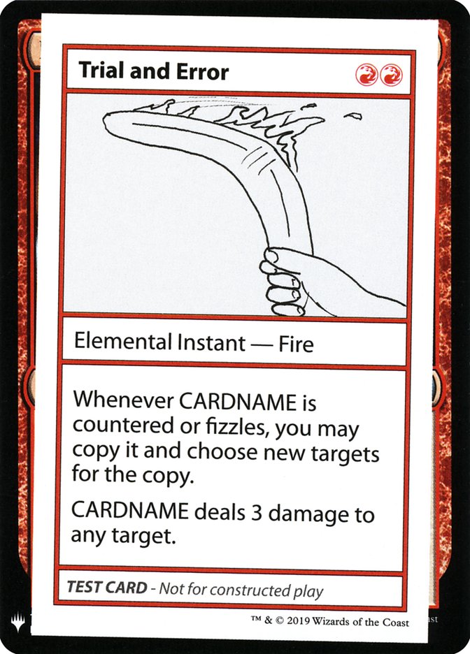 Trial and Error [Mystery Booster Playtest Cards] - Magic: The Gathering - Card Brawlers | Quebec | Canada |