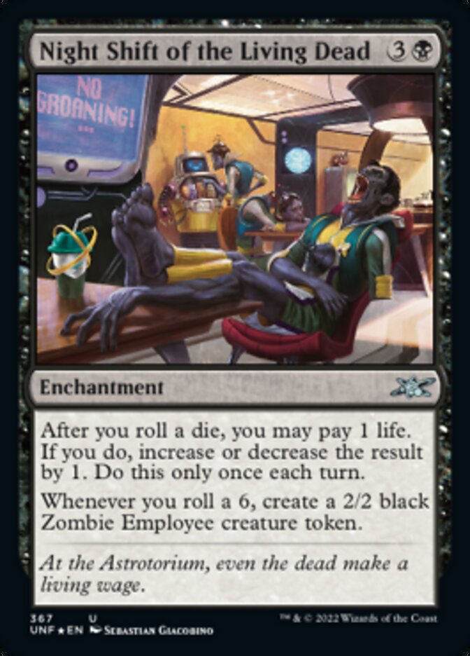 Night Shift of the Living Dead (Galaxy Foil) [Unfinity] - Magic: The Gathering - Card Brawlers | Quebec | Canada |