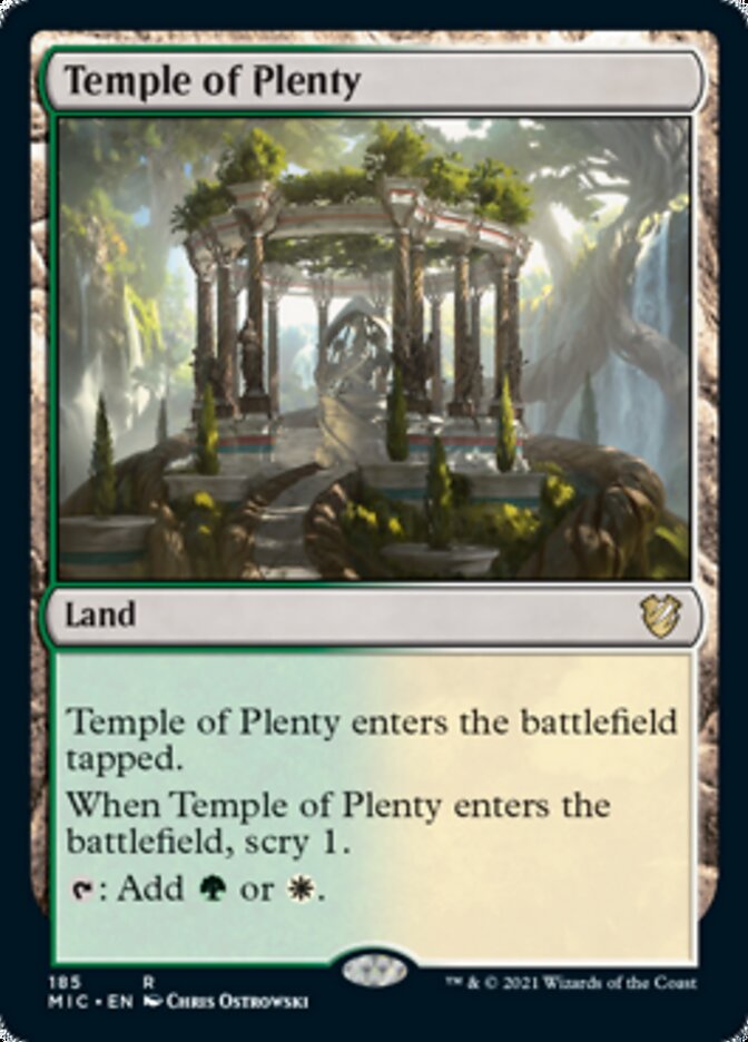 Temple of Plenty [Innistrad: Midnight Hunt Commander] - Magic: The Gathering - Card Brawlers | Quebec | Canada |