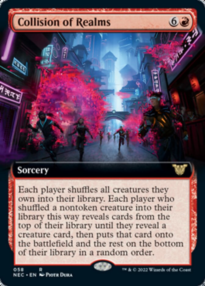 Collision of Realms (Extended Art) [Kamigawa: Neon Dynasty Commander] - Magic: The Gathering - Card Brawlers | Quebec | Canada |