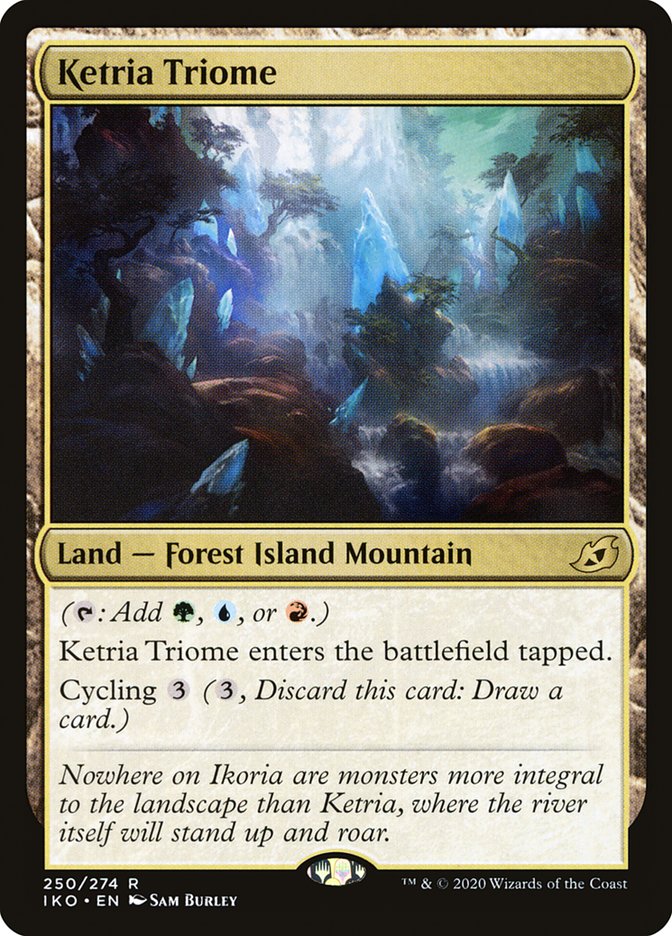 Ketria Triome [Ikoria: Lair of Behemoths] - Magic: The Gathering - Card Brawlers | Quebec | Canada |