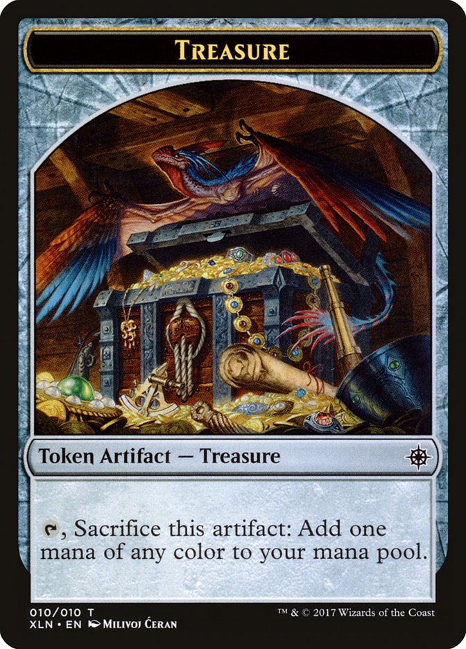 Saproling // Treasure (010) Double-Sided Token [Explorers of Ixalan Tokens] - Magic: The Gathering - Card Brawlers | Quebec | Canada |