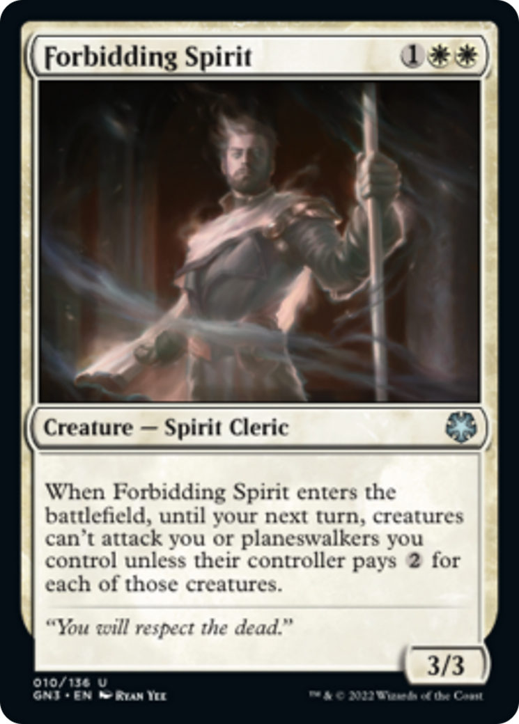 Forbidding Spirit [Game Night: Free-for-All] - Magic: The Gathering - Card Brawlers | Quebec | Canada |
