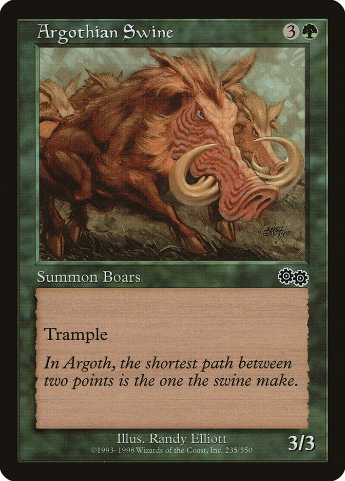 Argothian Swine [Urza's Saga] - Magic: The Gathering - Card Brawlers | Quebec | Canada |
