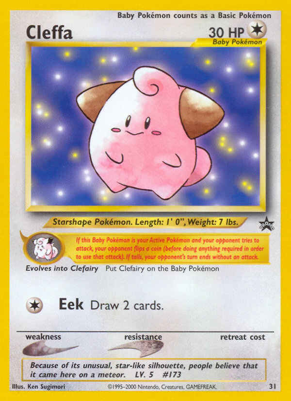 Cleffa (31) [Wizards of the Coast: Black Star Promos] - Pokémon - Card Brawlers | Quebec | Canada |