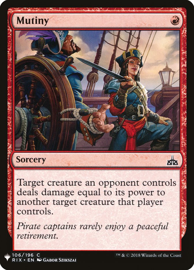 Mutiny [Mystery Booster] - Magic: The Gathering - Card Brawlers | Quebec | Canada |