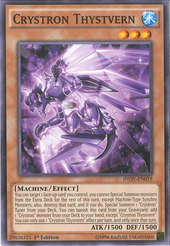 Crystron Thystvern [INOV-EN019] Common - Yu-Gi-Oh! - Card Brawlers | Quebec | Canada |