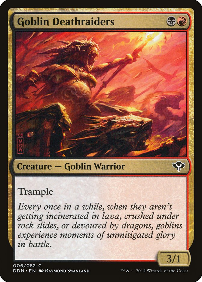 Goblin Deathraiders [Duel Decks: Speed vs. Cunning] - Magic: The Gathering - Card Brawlers | Quebec | Canada |