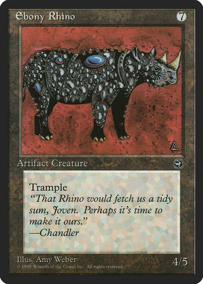 Ebony Rhino [Homelands] - Magic: The Gathering - Card Brawlers | Quebec | Canada |