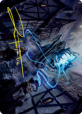 Dreamshackle Geist Art Card (Gold-Stamped Signature) [Innistrad: Crimson Vow Art Series] - Magic: The Gathering - Card Brawlers | Quebec | Canada |