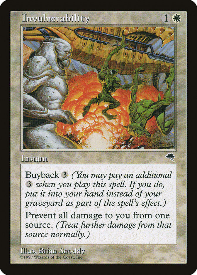 Invulnerability [Tempest] - Magic: The Gathering - Card Brawlers | Quebec | Canada |
