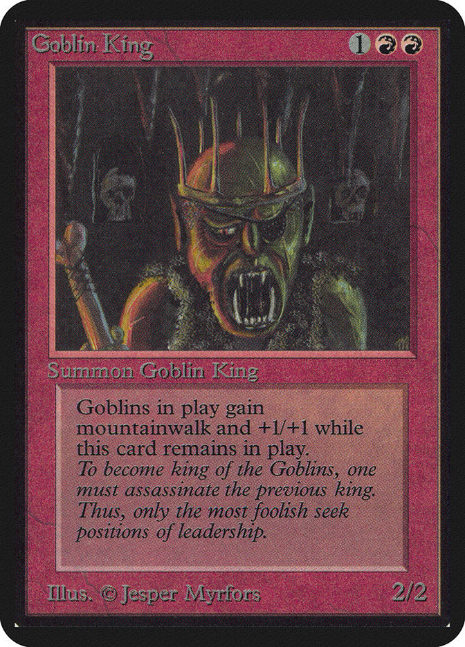 Goblin King [Alpha Edition] - Magic: The Gathering - Card Brawlers | Quebec | Canada |