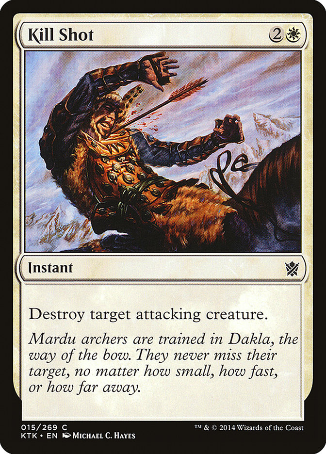 Kill Shot [Khans of Tarkir] - Magic: The Gathering - Card Brawlers | Quebec | Canada |
