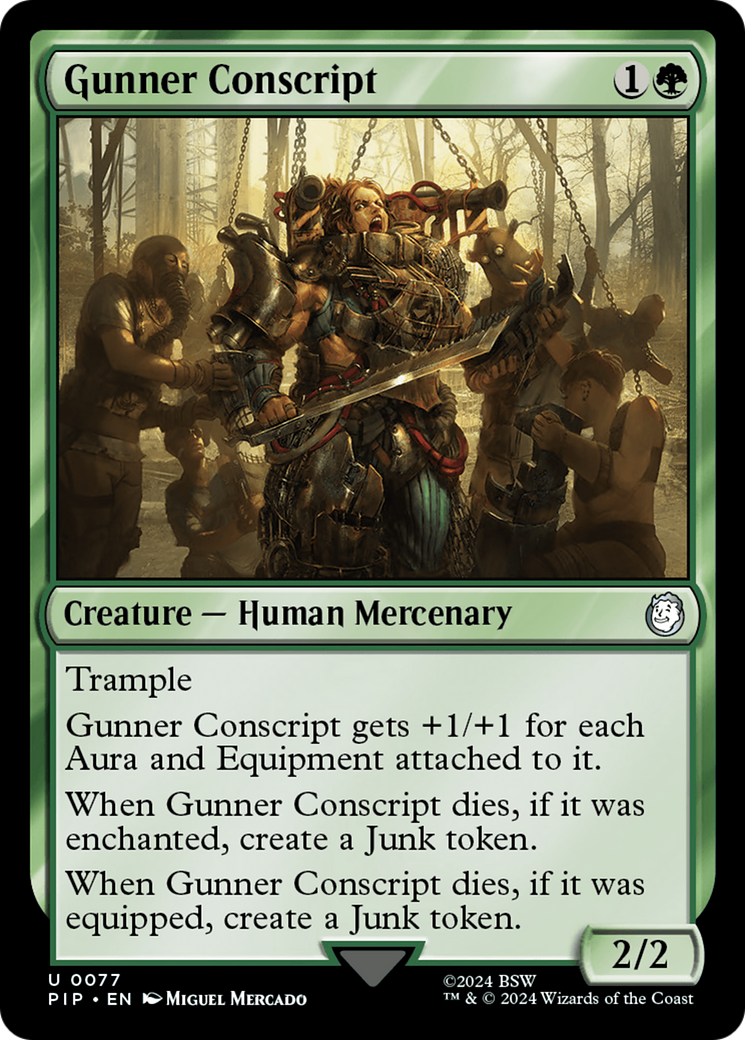 Gunner Conscript [Fallout] - Magic: The Gathering - Card Brawlers | Quebec | Canada |