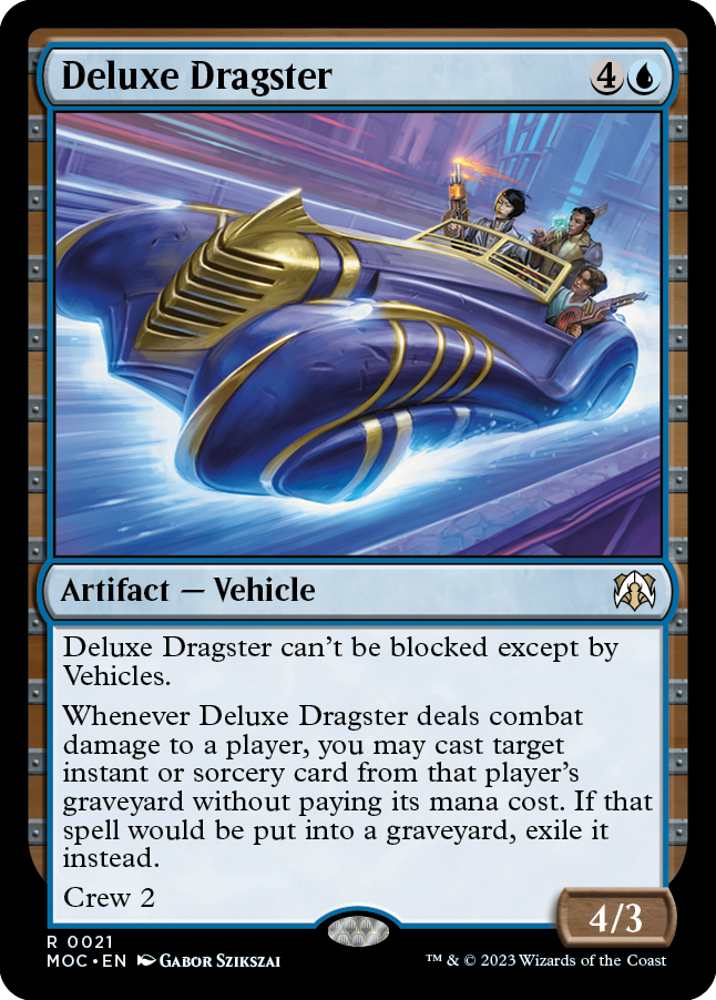 Deluxe Dragster [March of the Machine Commander] - Magic: The Gathering - Card Brawlers | Quebec | Canada |