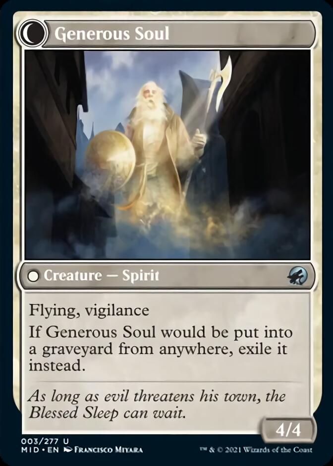 Beloved Beggar // Generous Soul [Innistrad: Midnight Hunt] - Magic: The Gathering - Card Brawlers | Quebec | Canada |