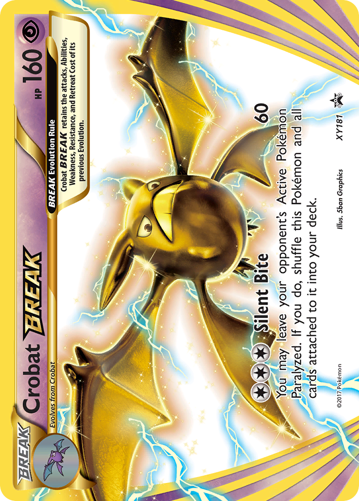 Crobat BREAK (XY181) [XY: Black Star Promos] - Pokémon - Card Brawlers | Quebec | Canada |