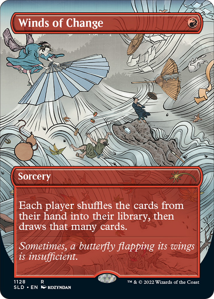 Winds of Change (Borderless) [Secret Lair Drop Series] - Magic: The Gathering - Card Brawlers | Quebec | Canada |