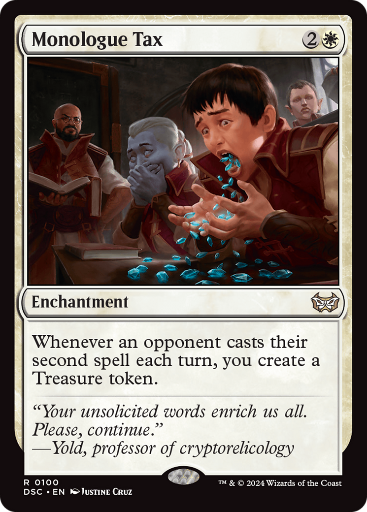 Monologue Tax [Duskmourn: House of Horror Commander] - Magic: The Gathering - Card Brawlers | Quebec | Canada |