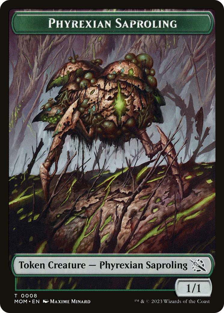 Monk // Phyrexian Saproling Double-Sided Token [March of the Machine Tokens] - Magic: The Gathering - Card Brawlers | Quebec | Canada |