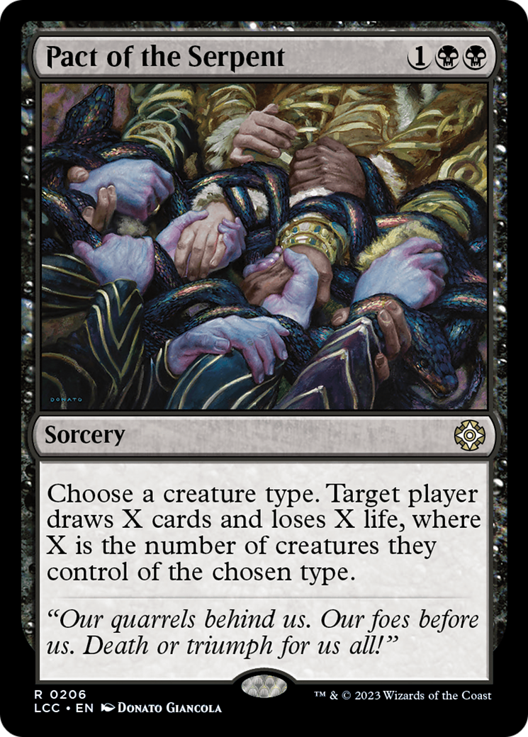 Pact of the Serpent [The Lost Caverns of Ixalan Commander] - Magic: The Gathering - Card Brawlers | Quebec | Canada |